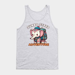 Hiking elephant Tank Top